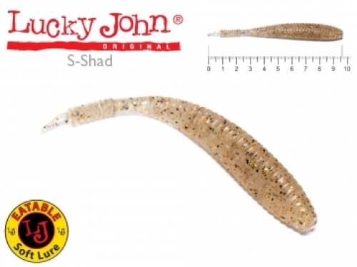 Силікон Lucky John S-Shad 3,8" S10
